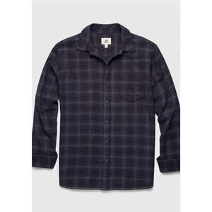 Surfside Supply Sz L Brian Brushed Plaid Shirt Buttondown Coastal Beach‎ Casual